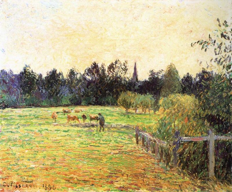Camille Pissarro Cattle France oil painting art